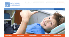 Desktop Screenshot of dentistryonsinclair.com